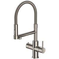 HOWAT 3-1 kokend water kraan - flexibel - RVS