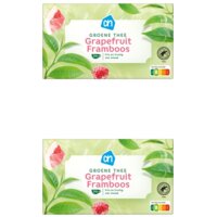 AH Groene thee grapefruit framboos 2-pack