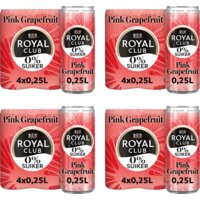 Royal Club Pink grapefruit 0% suiker 16-pack