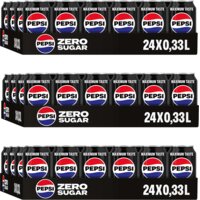 Pepsi Zero sugar cola 72-pack
