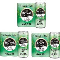 Royal Club Ginger ale 0% 12-pack