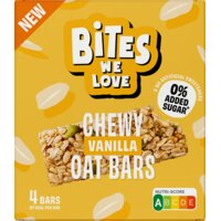 BitesWeLove Chewy oat bars vanille