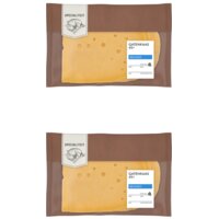 AH Gatenkaas belegen 45+ plakken 2-pack