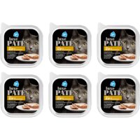 AH Luxe pate met kip en melktopping 6-pack