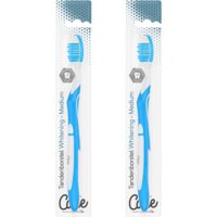 Care Tandenborstel whitening medium 2-pack