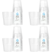 AH Wijnglas facet 4-pack