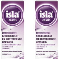 Isla cassis keelpastilles 2-pack