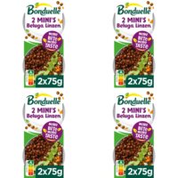 Bonduelle Beluga linzen 2 mini's 4-pack