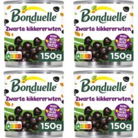 Bonduelle Zwarte kikkererwten 4-pack