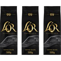L'OR Espresso onyx coffee beans 3-pack