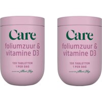 Care Foliumzuur & vitamine D3 2-pack