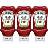 Heinz Tomato ketchup zero 3-pack