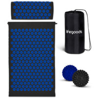 Lifegoods Accupressure mat zwart-blauw