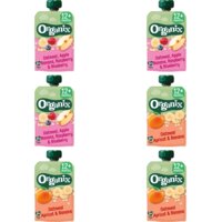 Organix Knijpfruit 12+m voordeelpakket