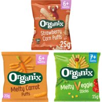 Organix Babysnacks 6+m voordeelpakket