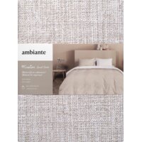 Ambiante Dekbedovertrek Winston sand 240x240cm