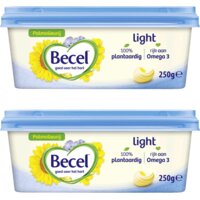 Becel Light palmolievrij 250 gram 2-pack