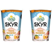 Arla Skyr perzik en passievrucht 2-pack