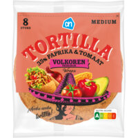 AH Tortilla groentewraps volkoren medium