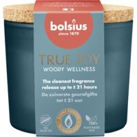Bolsius Geurglas true joy woody wellness