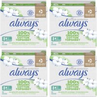 Always Maandverband Cotton Normal 4-pack