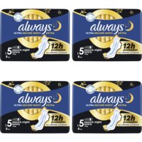 Always Maandverband Night Extra 4-pack