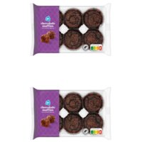 AH Chocolade muffins met crumble 2-pack