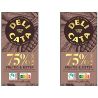 Delicata Reep puur 75% cacao 2-pack