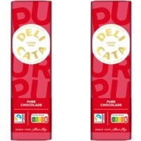 Delicata Reep pure Belgische chocolade 2-pack