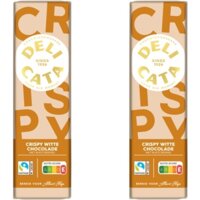 Delicata Reep crispy witte chocolade 2-pack