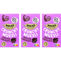 Holie's Crunchy muesli protein chocolate 3-pack