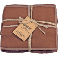 DDDDD Keukenset ruit terracotta