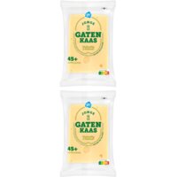 AH Jonge gatenkaas 45+ plakken 2-pack
