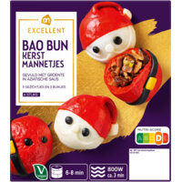 AH Excellent Bao bun kerstmannetjes