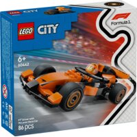Lego F1 coureur met mclaren racewagen