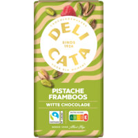 Delicata Reep pistache framboos witte chocolade