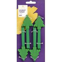 AH Excellent Siliconen tangen set groen