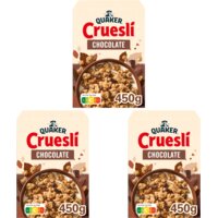 Quaker Cruesli chocolate 3-pack
