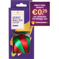 AH Excellent Kerstballen groen rood