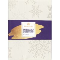 AH Excellent Tafellaken sterren goud 140x240cm