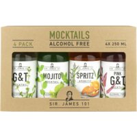 Sir. James 101 Mocktails alcohol free 4-pack