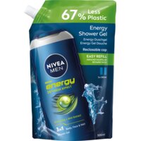 NIVEA Men energy shower gel refill