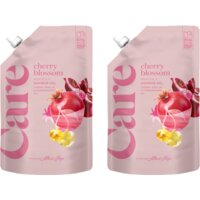 Care Cherry blossom shower gel refill 2-pack