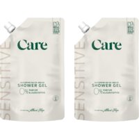 Care Sensitive shower gel 0% refill 2-pack