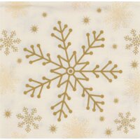 AH Excellent Servet sneeuwvlok 24x24cm