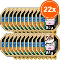 Sheba Saucelovers in saus zalm 22-pack