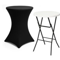 Brixy Statafel met rok wit