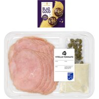 AH Excellent Vitello tonato met bladgoud