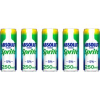 Absolut Vodka Sprite 5-pack