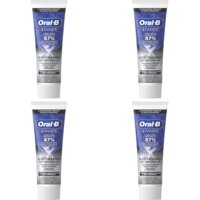 Oral-B 3D White met houtskool tandpasta 4-pack
